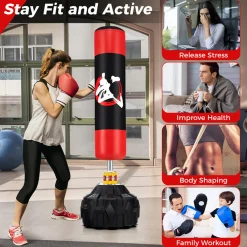 Teleshop Inc. 70'' Freestanding Punching Bag