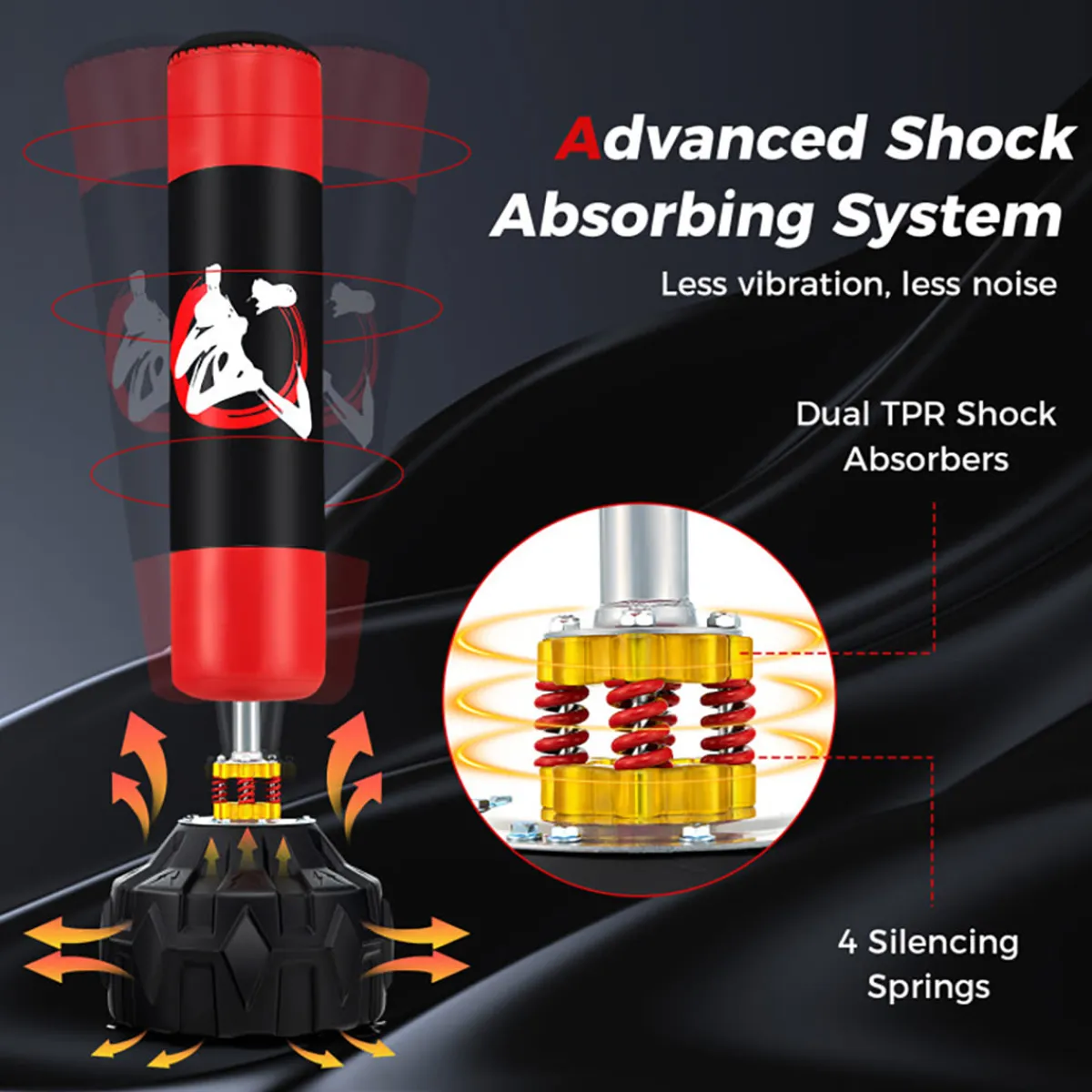 Teleshop Inc. 70'' Freestanding Punching Bag