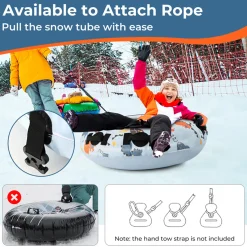 GoPlus (Costway) 52'' Heavy-Duty Inflatable Snow Sled
