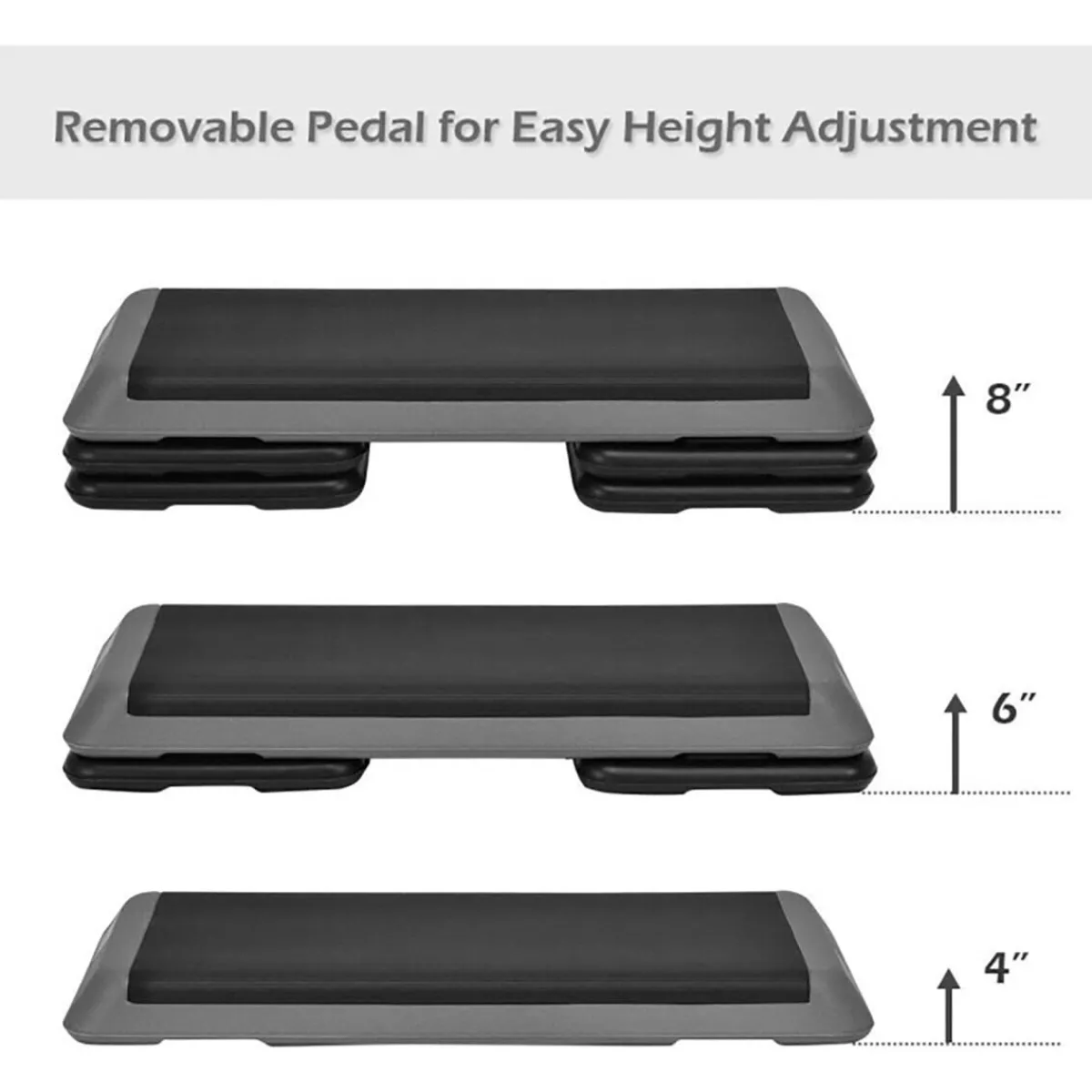 Teleshop Inc. 43'' Height Adjustable Fitness Aerobic Step Platform
