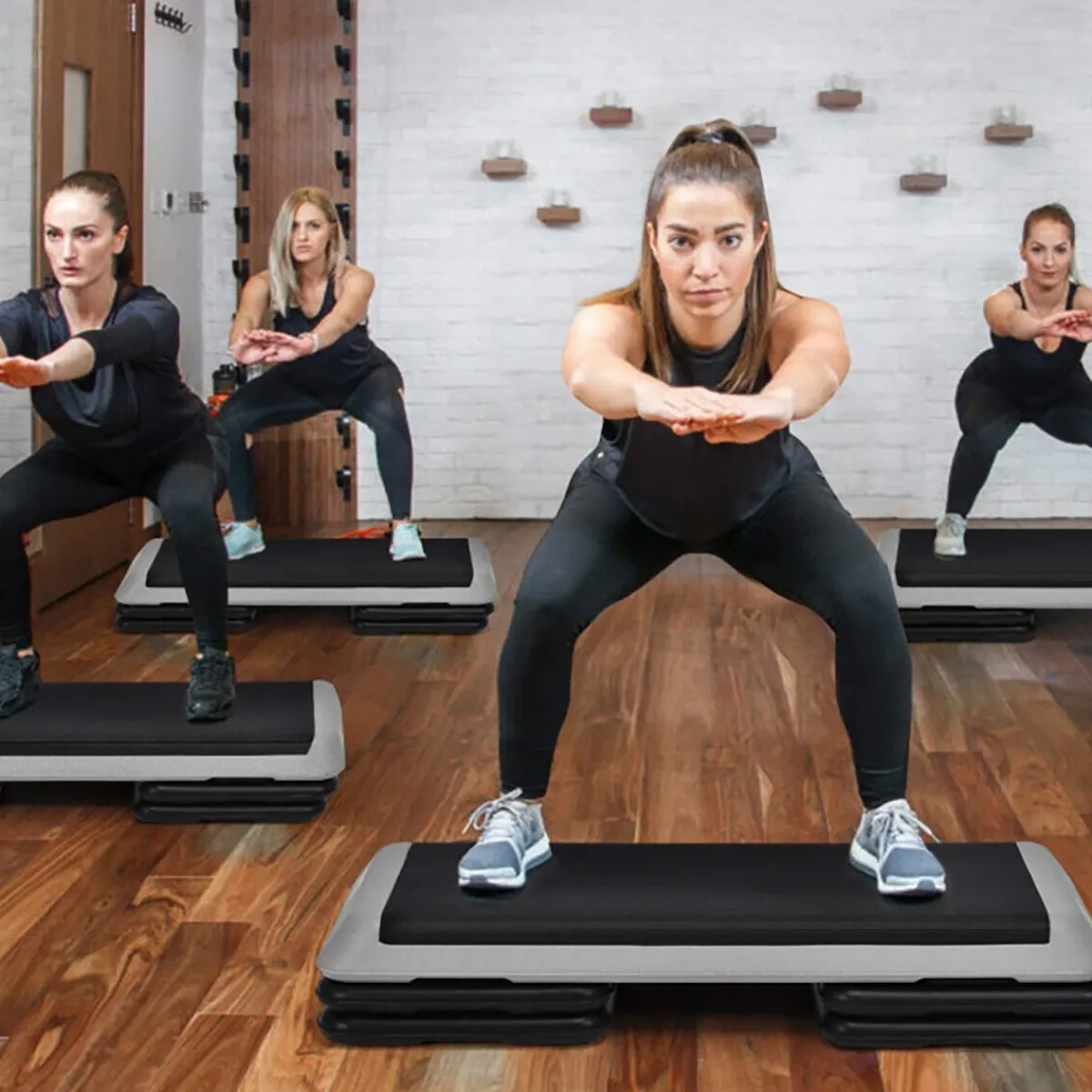 Teleshop Inc. 43'' Height Adjustable Fitness Aerobic Step Platform