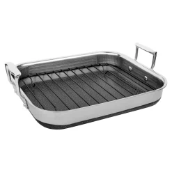 Livwell Brands LLC 14'' Hybrid Nonstick Roasting Pan with Rack