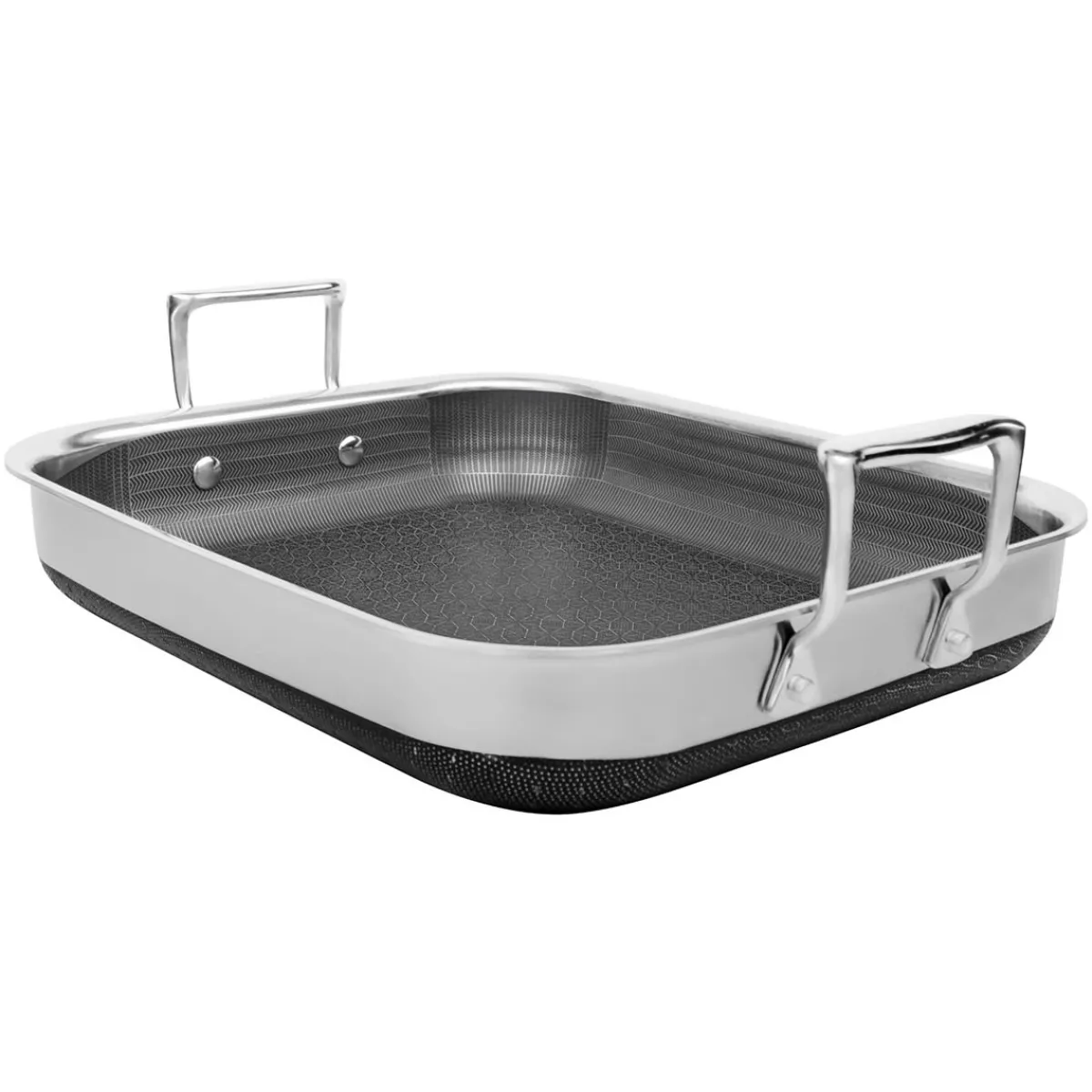 Livwell Brands LLC 14'' Hybrid Nonstick Roasting Pan with Rack