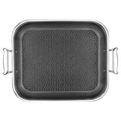 Livwell Brands LLC 14'' Hybrid Nonstick Roasting Pan with Rack