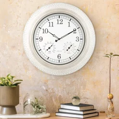 Better Battery Co. Inc. 21'' Indoor-Outdoor Atomic Wall Clock