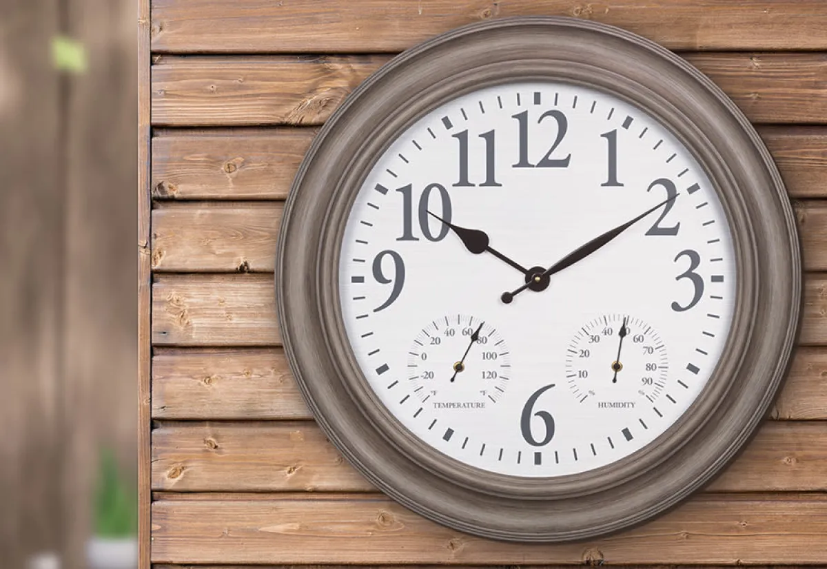 LaCrosse Technology, Ltd. 26.2'' Indoor/Outdoor Wall Clock