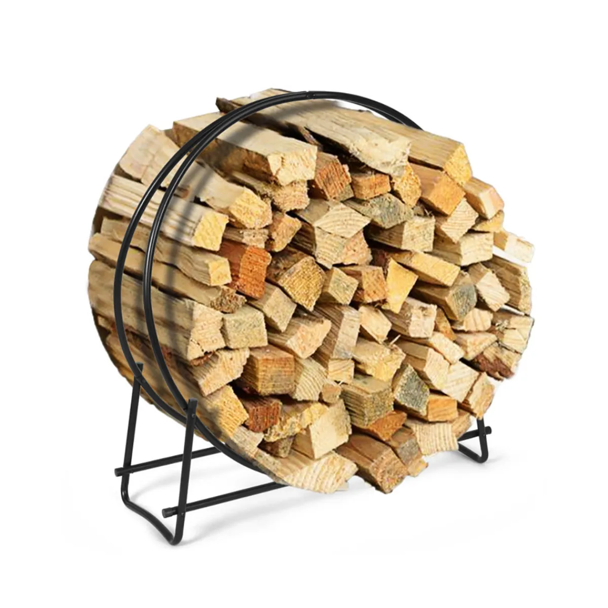 Masontops Inc 40'' Log Hoop Firewood Storage Rack