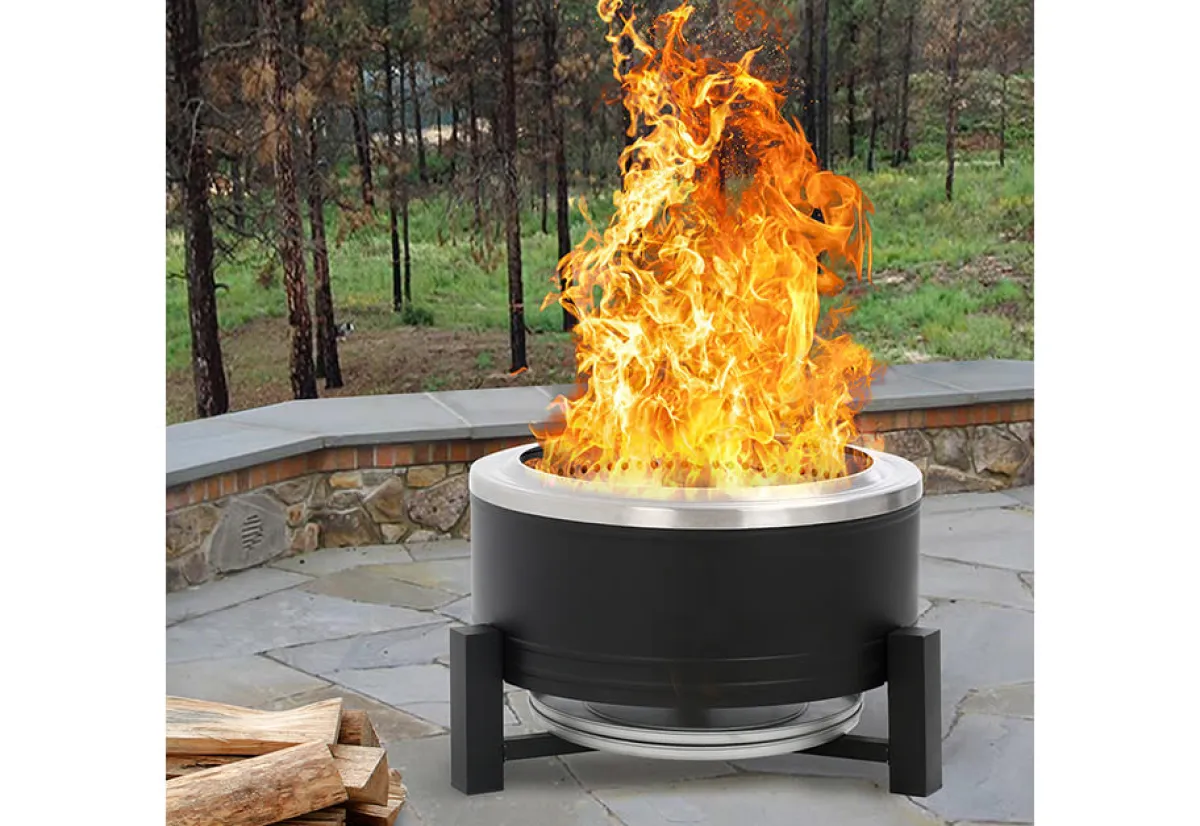 Shinerich International Inc 22'' Outdoor Smokeless Wood-Burning Fireplace