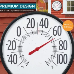 LaCrosse Technology, Ltd. 22'' Oversized Dial Thermometer