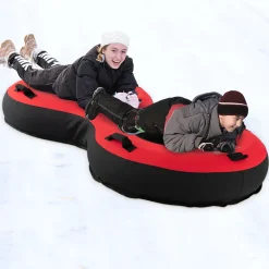 GoPlus (Costway) 80'' 2-Person Heavy-Duty Inflatable Snow Sled