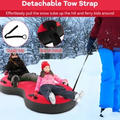 GoPlus (Costway) 80'' 2-Person Heavy-Duty Inflatable Snow Sled