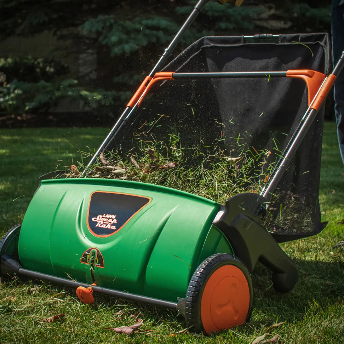 The Great States Corporation dba American Lawn Mower Co 26'' Push Lawn Sweeper