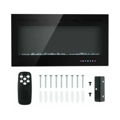 GoPlus (Costway) 40'' Recessed Electric Fireplace