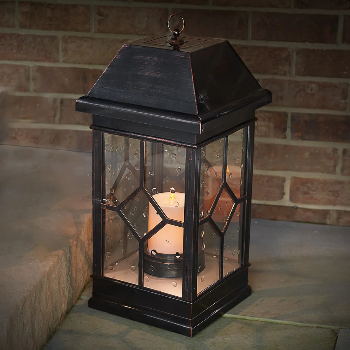 Smart Solar Inc. 22'' Solar Powered Candle Lantern