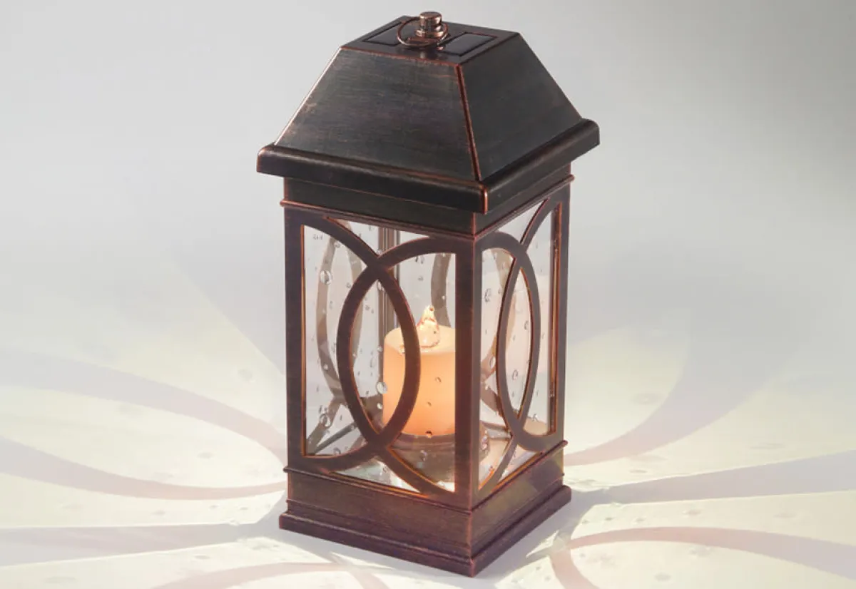 Smart Solar Inc. 15'' Solar Powered Candle Lantern
