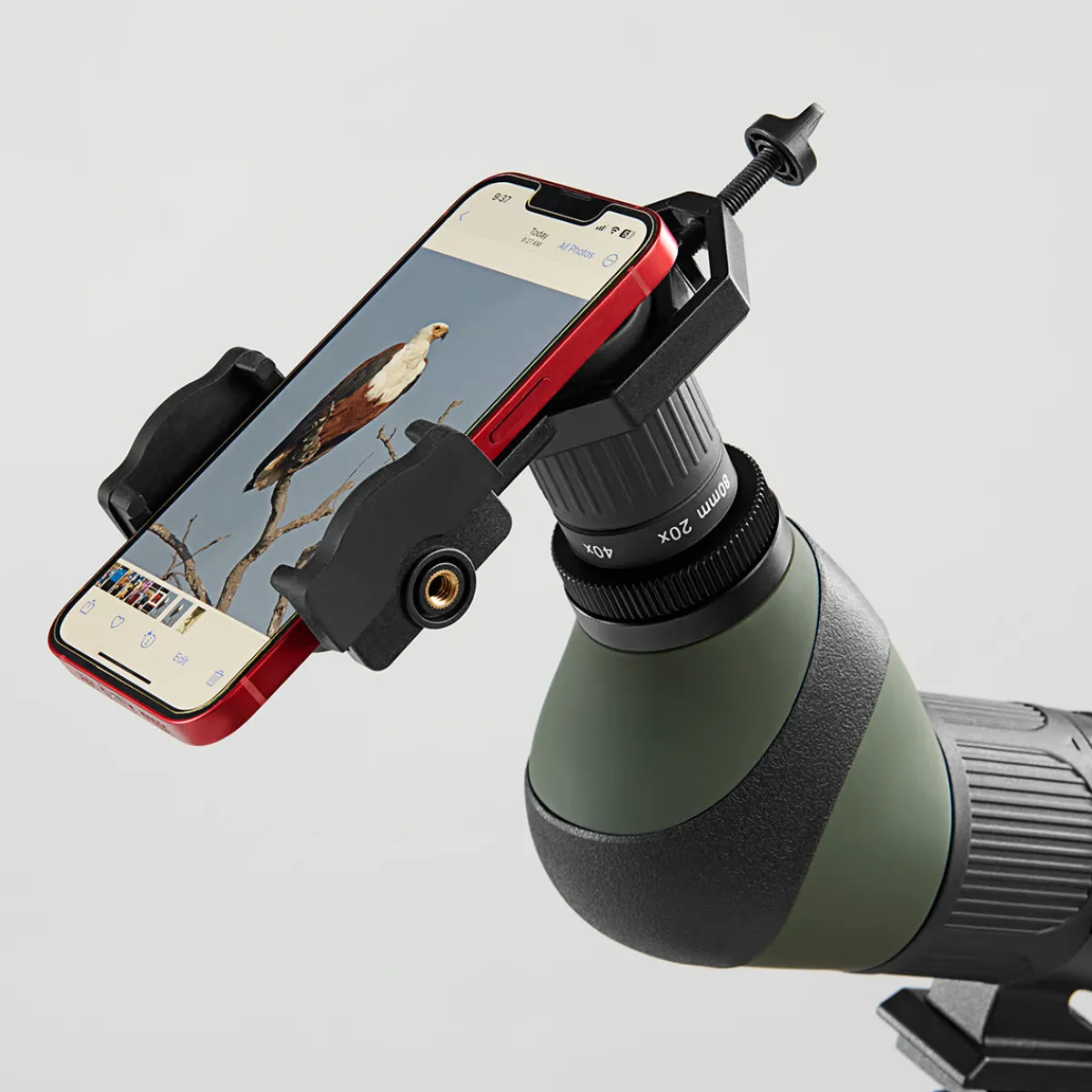 Celestron Acquisition, LLC 20x-60x Spotting Scope with Smartphone Adapter