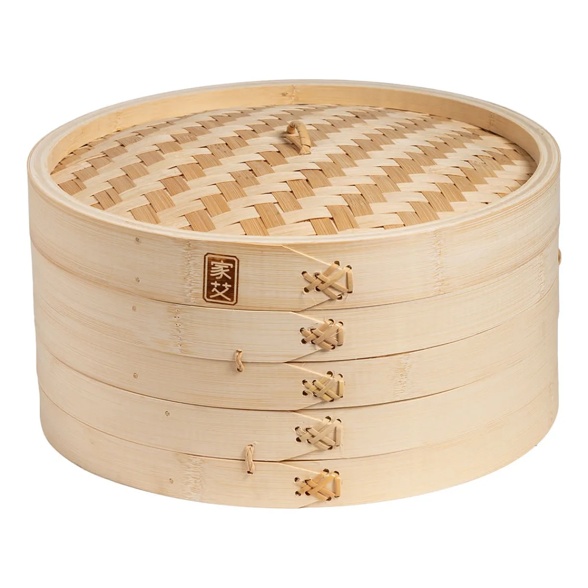 Escali Corp dba Kitchen Supply 12'' 2-Tier Bamboo Steamer Baskets