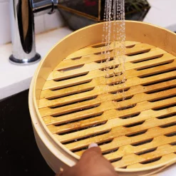 Escali Corp dba Kitchen Supply 12'' 2-Tier Bamboo Steamer Baskets